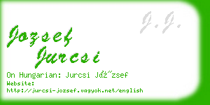 jozsef jurcsi business card